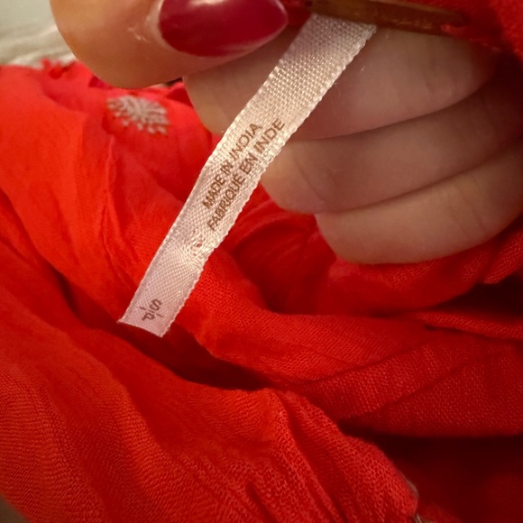 Free People Red Floral Dress - Picture 3 of 7